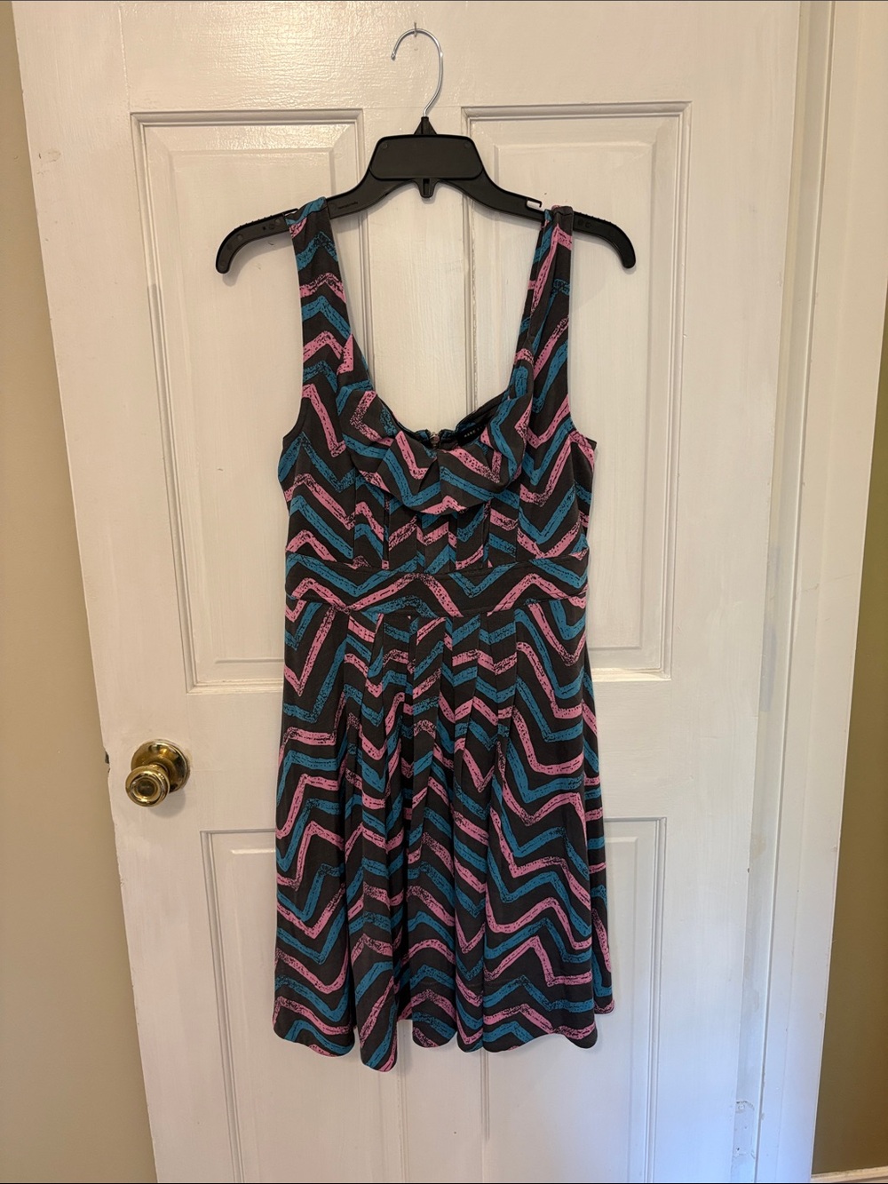 Marc Jacob’s Chevron Fit-and-Flare Dress